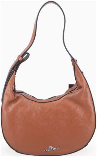 Женская сумка хобо Charlotte, коричневая 12724086