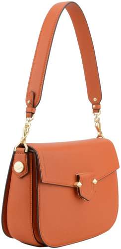 Женская сумка кросс-боди Maison Pourchet, оранжевая / 12729223 - вид 2