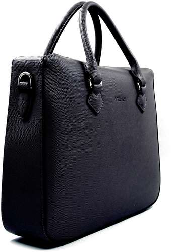 Женская сумка для ноутбука Maison Pourchet, черная / 12724037 - вид 2