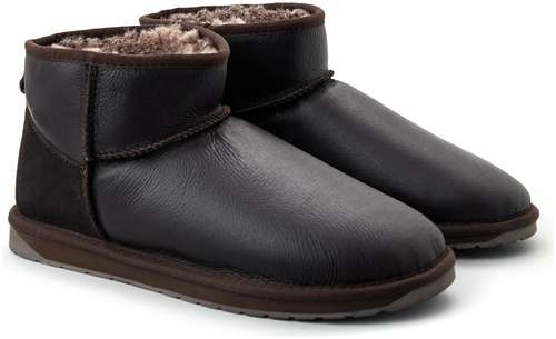 Женские ботинки из овчины (угги) EMU Australia, коричневые 12727413