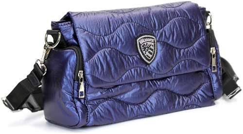 Женская сумка-бочонок Blauer, синяя Blauer Accessories / 12728737 - вид 2