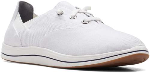 Женские кеды Clarks (Brinkley Ave 26166593), белые 12736343