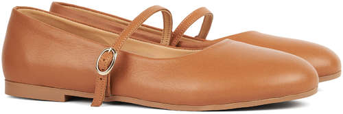 Женские балетки Bugatti, коричневые 12736918