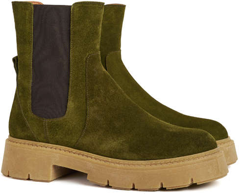 Женские челси Clarks, хаки 12736675