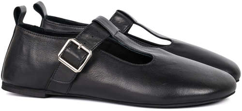 Женские туфли на ремешке Bugatti, черные 12736663