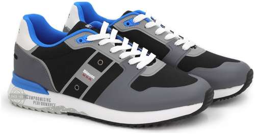 Мужские кроссовки Blauer, серые 12736367