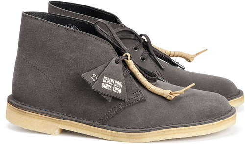 Мужские дезерты Clarks(Desert Boot 26155482), серые 12735658