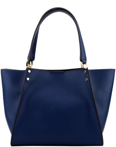 Женская сумка шоппер Maison Pourchet, синяя 12729225