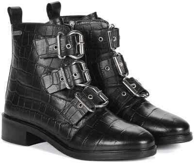 Женские ботинки на молнии Pepe Jeans London, черные 12715767