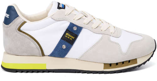 Мужские кроссовки Blauer, бежевые / 12732991 - вид 2