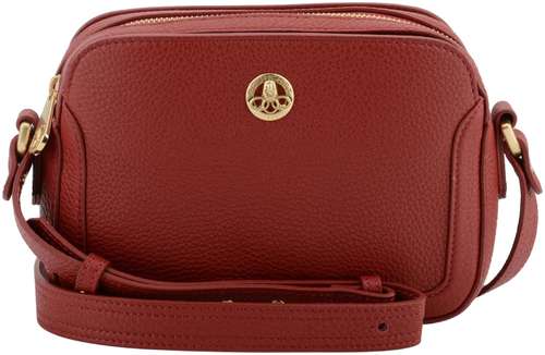 Женская сумка-бочонок Maison Pourchet, красная / 12729215