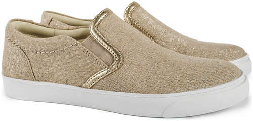 Женские слипоны Clarks (Glove Puppet 26168680), бежевые 12737876