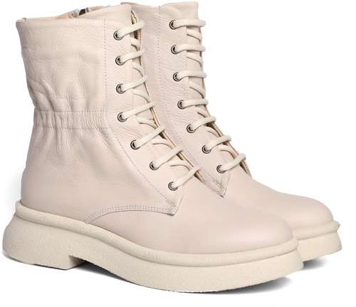 Женские высокие ботинки Clarks, белые / 12728606
