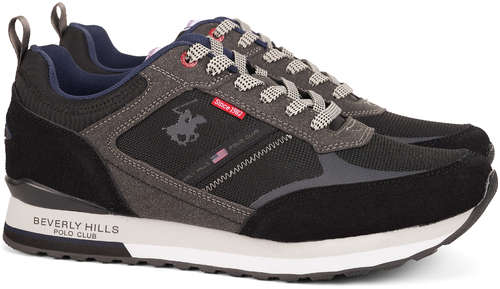 Мужские кроссовки Beverly Hills Polo Club, черные 12736095