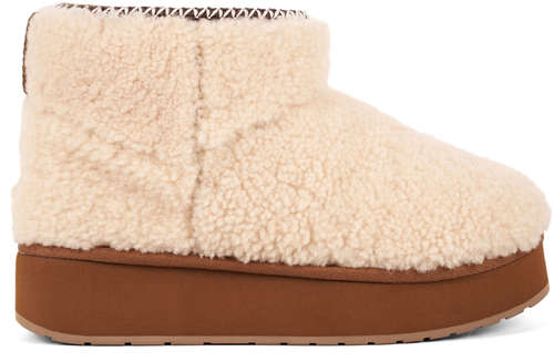 Женские полусапоги из овчины (угги) EMU Australia, белые / 12737407 - вид 2