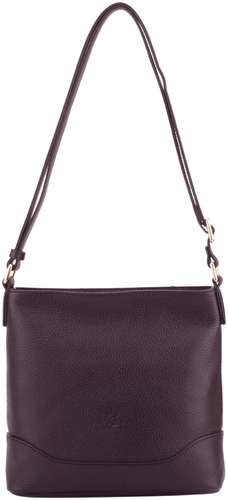Женская сумка кросс-боди Maison Pourchet, бордовая 12724057