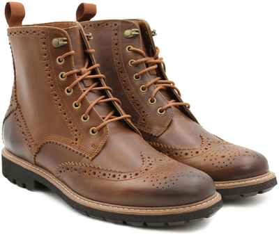 Мужские высокие ботинки Clarks(Batcombe Lord 26127190), коричневые 12712023