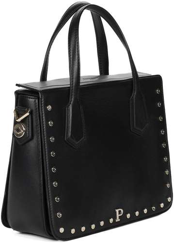 Женская сумка тоут Maison Pourchet, черная / 12729007 - вид 2