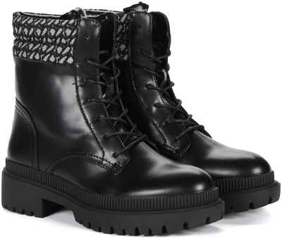Женские высокие ботинки Pepe Jeans London, черные / 12716589