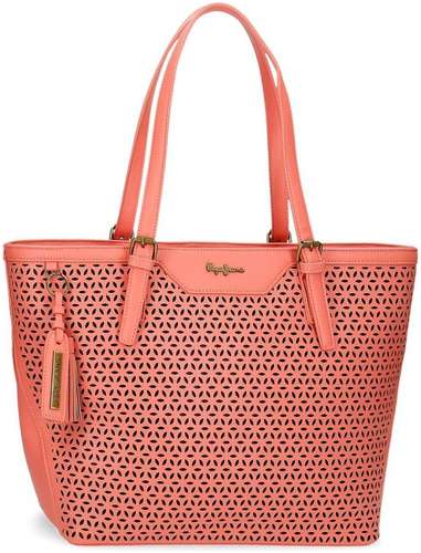 Женская сумка шоппер Pepe Jeans Bags, розовая 12724130