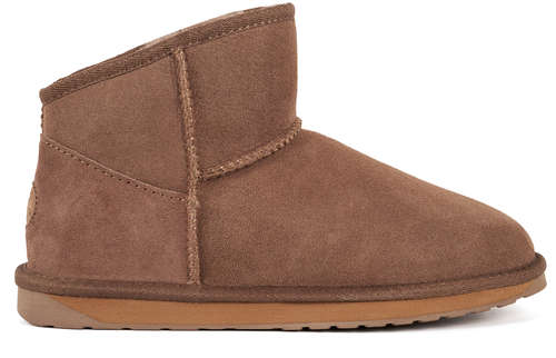 Женские полусапоги из овчины (угги) EMU Australia, коричневые / 12737559 - вид 2