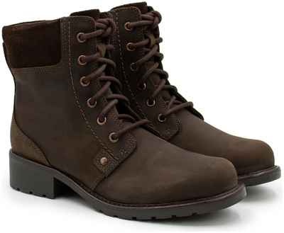 Женские высокие ботинки Clarks, коричневые / 12710933