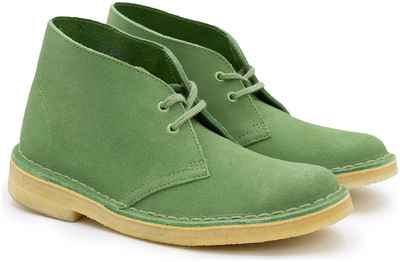 Женские дезерты Clarks(Desert Boot. 26138825), зеленые 1278496