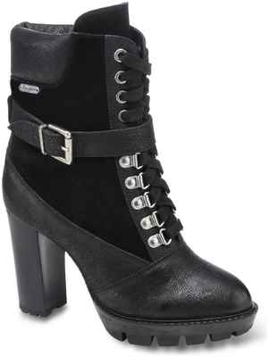 Женские высокие ботинки Pepe Jeans London, черные / 1278754