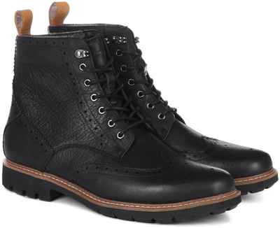 Мужские высокие ботинки Clarks(Batcombe Lord 26134857), черные 12710656