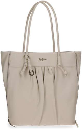 Женская сумка шоппер Pepe Jeans Bags, бежевая 12724209