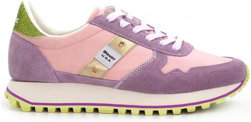 Женские кроссовки Blauer, розовые / 12735852 - вид 2