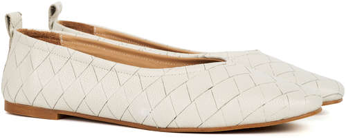 Женские балетки Bugatti, белые 12736662