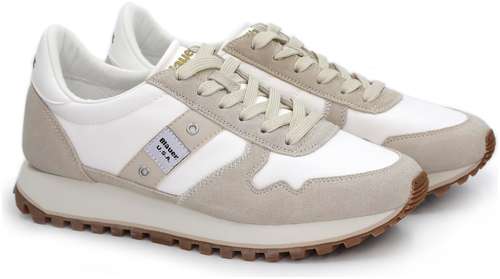 Женские кроссовки Blauer, бежевые 12735862