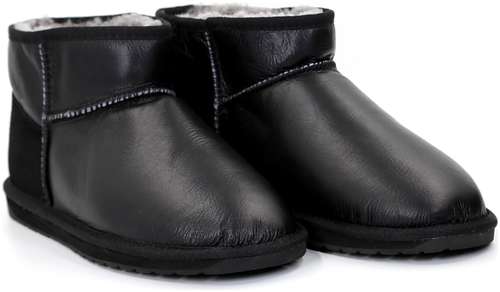 Мужские ботинки из овчины (угги) EMU Australia, черные / 12727827