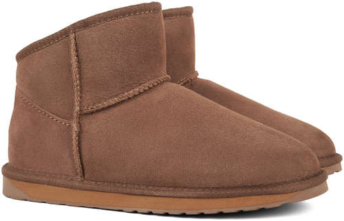Женские полусапоги из овчины (угги) EMU Australia, коричневые 12737559