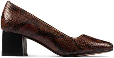 Женские туфли-лодочки Clarks, коричневые / 12710761 - вид 2