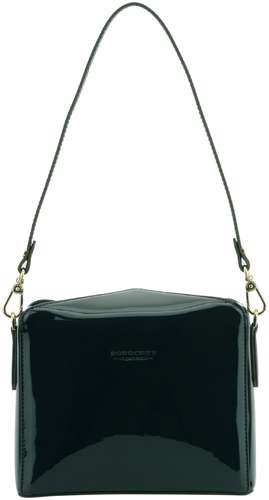 Женская сумка кросс-боди Maison Pourchet, зеленая / 12724030 - вид 2