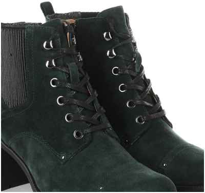 Женские высокие ботинки Stonefly, зеленые / 1278764 - вид 2
