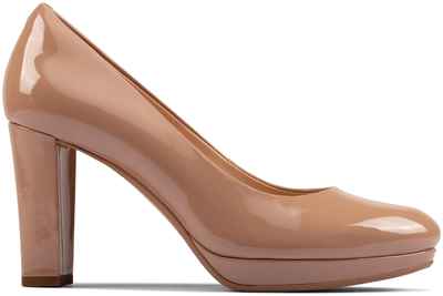 Женские туфли-лодочки Clarks, бежевые / 12710817 - вид 2