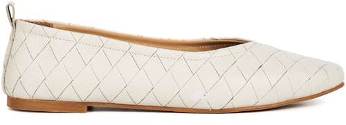 Женские балетки Bugatti, белые / 12736662 - вид 2