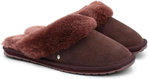 Женские тапочки EMU Australia(Jolie W10015), бордовые 12737693