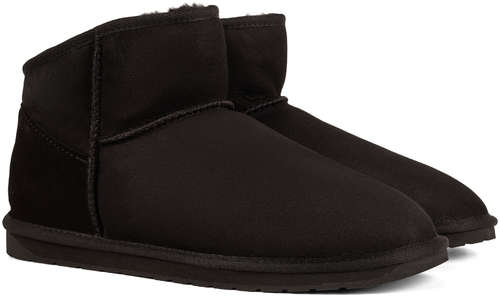 Мужские полусапоги из овчины (угги) EMU Australia, черные 12737438