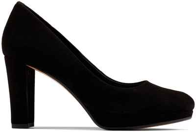 Женские туфли-лодочки Clarks, черные / 1275616 - вид 2