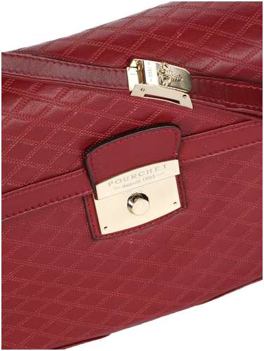Женская сумка хэнд Maison Pourchet, красная / 12728978 - вид 2