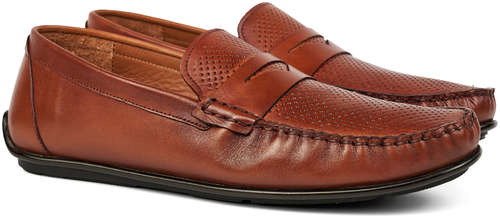 Мужские мокасины Clarks, коньячные 12736548