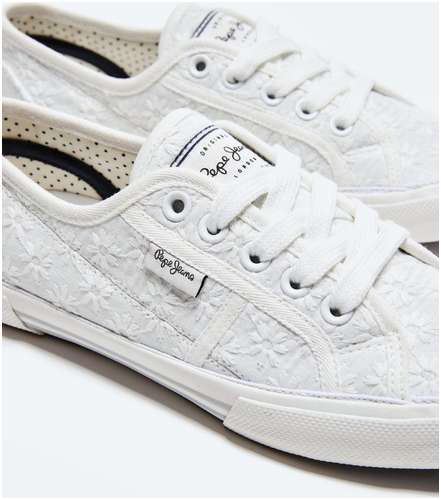 Женские кеды Pepe Jeans London, белые / 12723683 - вид 2