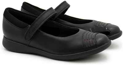 Детские туфли на ремешке Clarks, черные 1276174