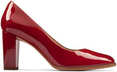 Женские туфли-лодочки Clarks, красные / 1275893 - вид 2