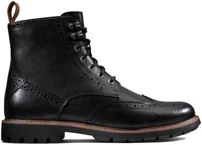 Мужские высокие ботинки Clarks(Batcombe Lord 26146501), черные / 1279956 - вид 2