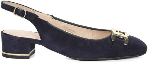 Женские туфли с закрытым мыском/открытой пяткой ARA, синие / 12724952 - вид 2